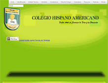 Tablet Screenshot of hispanoamericano.net
